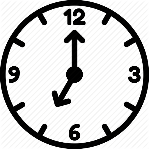 Clock - 6 O Clock Icon (512x512)