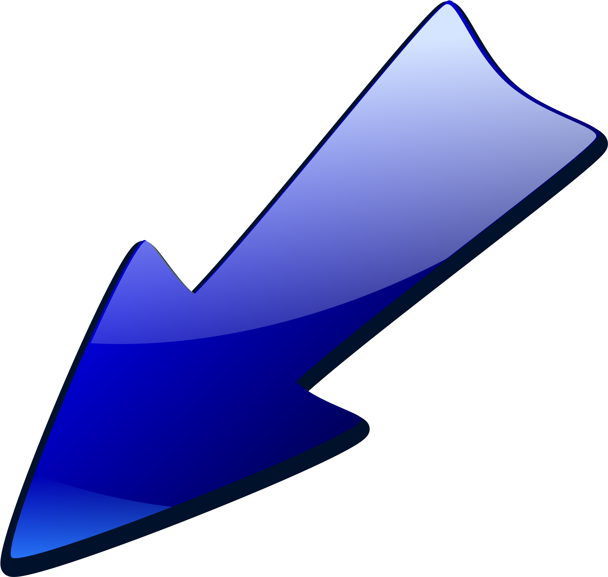 Bullets - Arrow Pointing Down Left (2400x2400)