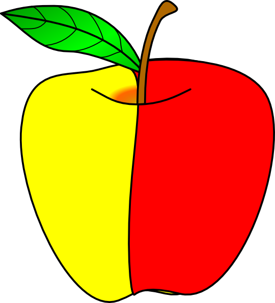 Apple Clip Art (540x595)