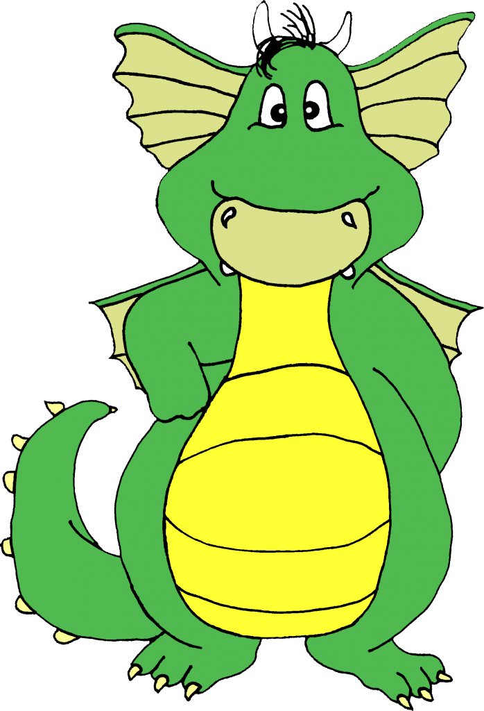 Drache Konstantin - Cartoon (698x1024)