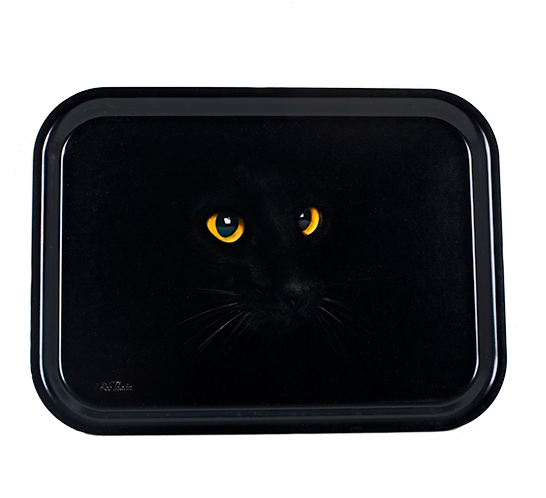 Tarjotin - Black Cat (548x548)