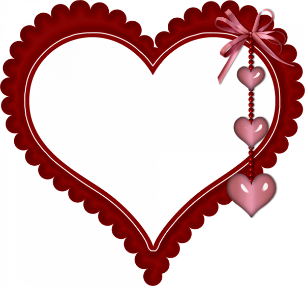 Love Heart Frames - Love Heart Frames (600x564)
