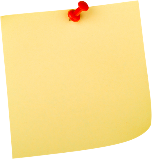 Blank Sticky Note - Blank Sticky Note (523x550)