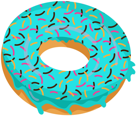 Donuts Vector Glazed Donut - Donuts Vector Glazed Donut (512x512)