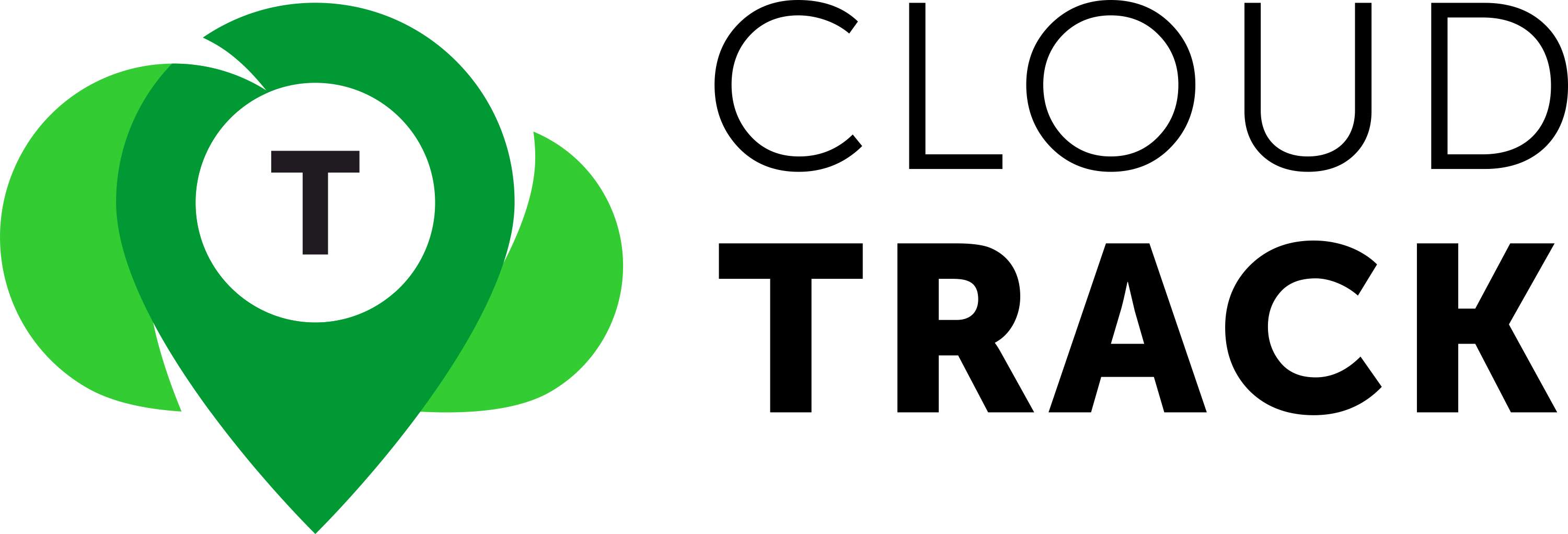 Cloud Track Logo For White - Cloud Track Logo For White (3000x1021)