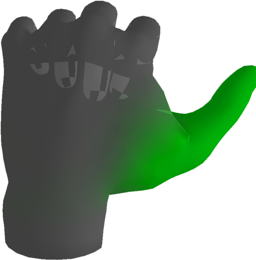 Left Thumb, Hand Closed - Left Thumb, Hand Closed (880x1088)