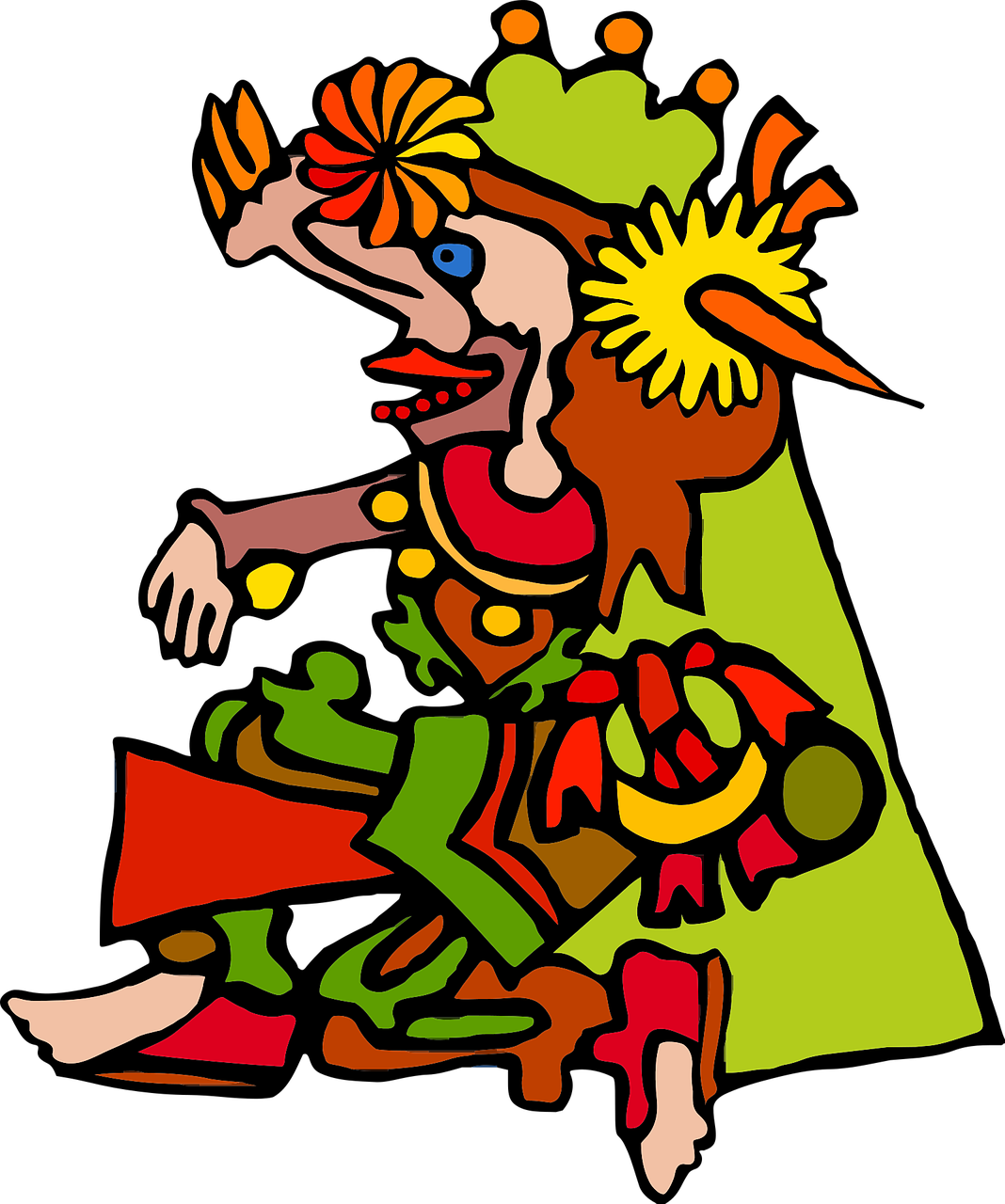 Free Tribal Clip Art (1068x1280)