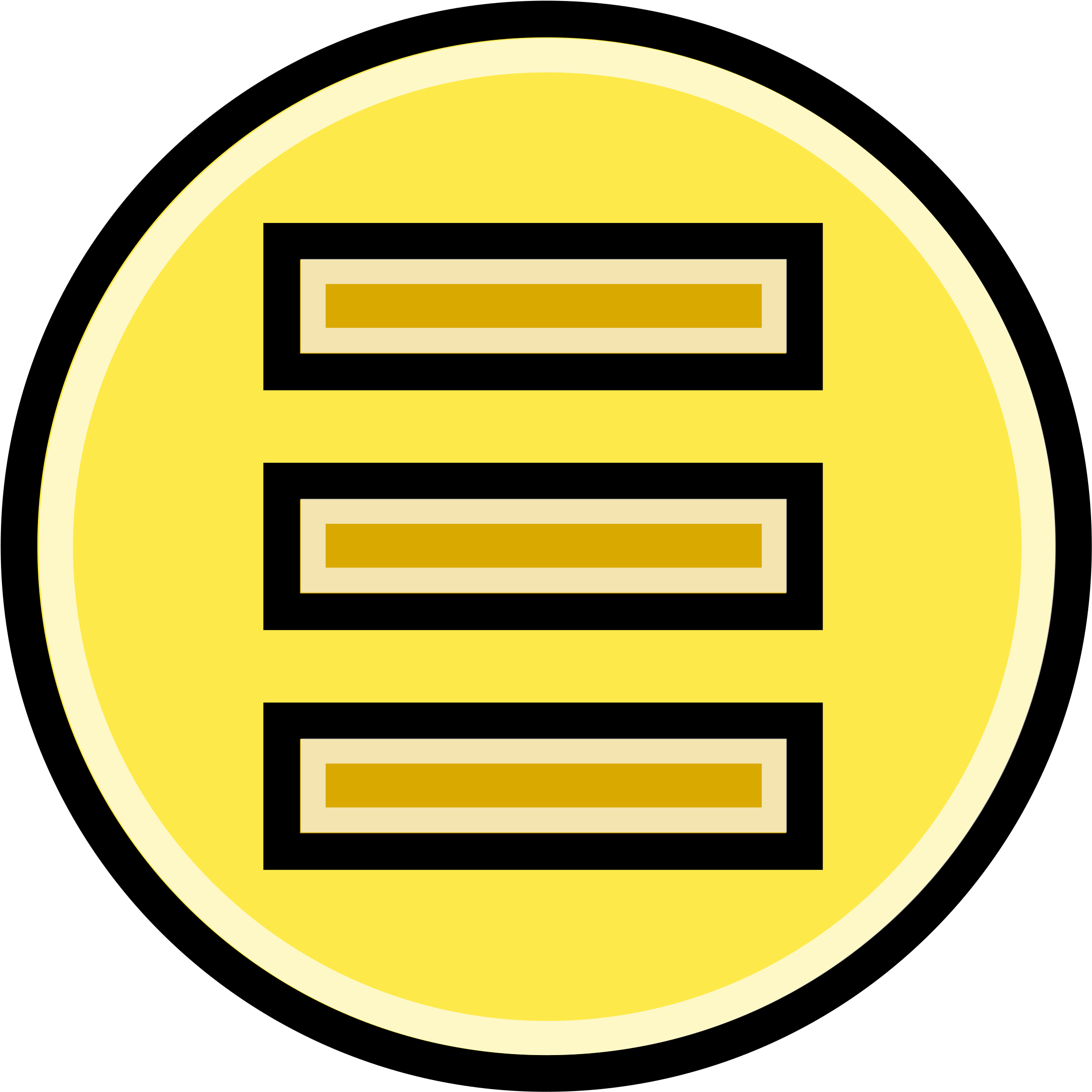 Computer Icons Hamburger Button - Computer Icons Hamburger Button (2400x2400)