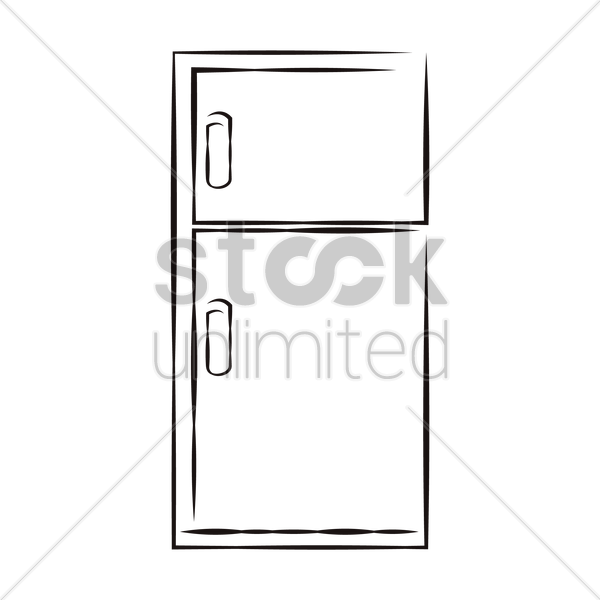 Refrigerator Clipart Rectangle Object - Refrigerator Clipart Rectangle Object (600x600)