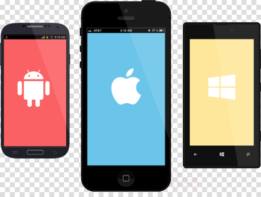 Ios Vs Android 2018 Clipart Iphone Mobile App Development - Ios Vs Android 2018 Clipart Iphone Mobile App Development (900x680)