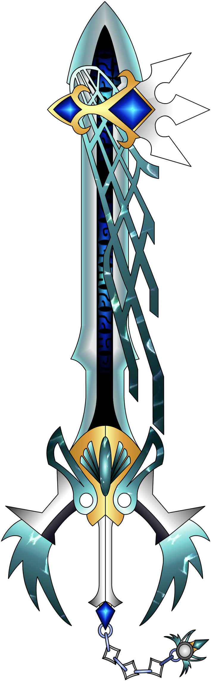 Custom Keyblade - Custom Keyblade (1024x2609)