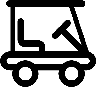 Golf Car Vector - Golf Car Vector (400x400)