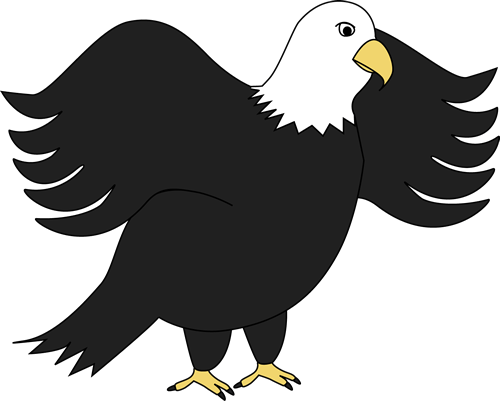 Cute Eagle Clipart - Cute Eagle Clipart (500x401)