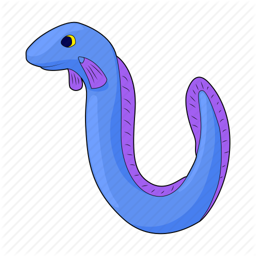 Transparent Eel Flat - Transparent Eel Flat (512x512)