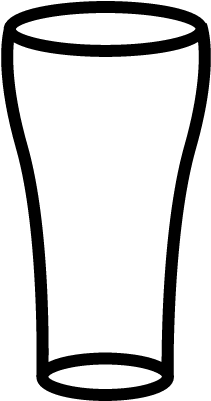 Empty Long Glass Vector - Empty Long Glass Vector (400x400)