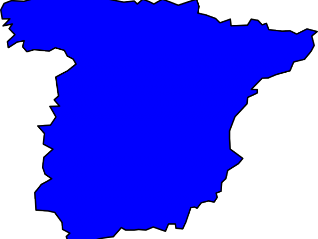 Map Clipart Spain - Map Clipart Spain (640x480)