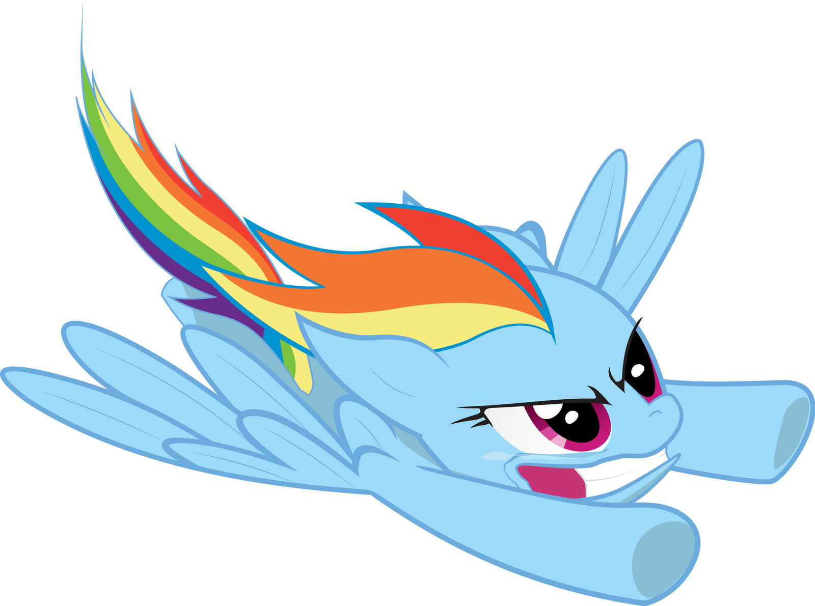 Determined Rainbow Dash By Refro82 Determined Rainbow - Determined Rainbow Dash By Refro82 Determined Rainbow (1600x1190)