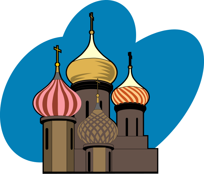 Free To Use &, Public Domain Church Clip Art - Saint Basil Cathedral Clipart (2000x1708)