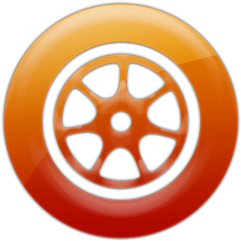 Car Wheel Wheels Icon Icons Etc Clip Art - Car Wheel Clipart Png (420x420)