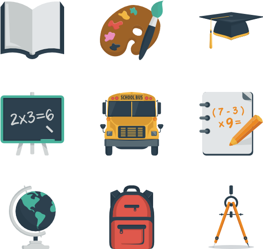 Educative Set 10 Icons - Educative (600x564)