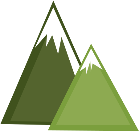 Snowy Mountains - Vector Graphics (550x550)