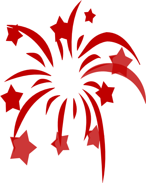 Cracker Clipart Transparent Background - Firework Clip Art (468x599)