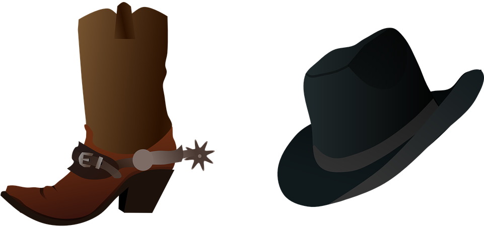 Cowboy Boot Clip Art (960x480)