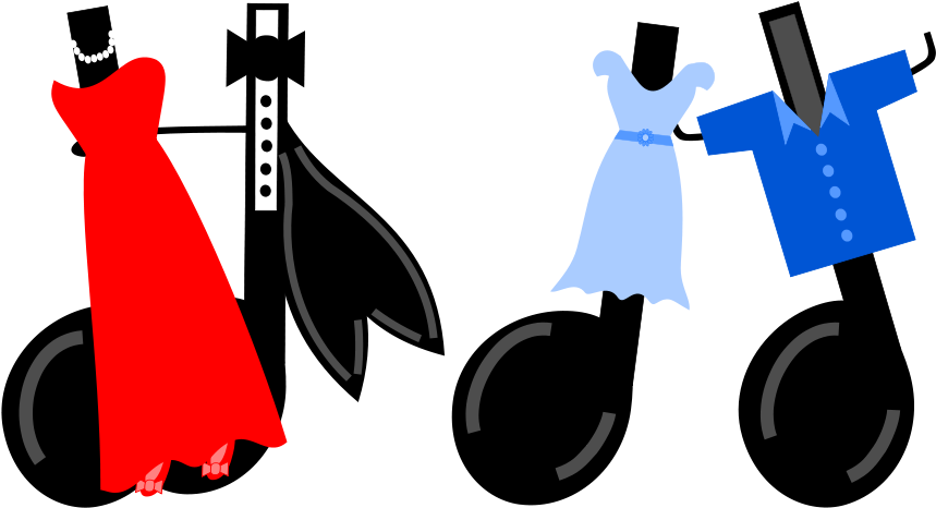 Musical - Notes - Clip - Art - Png - Dancing Notes (960x519)