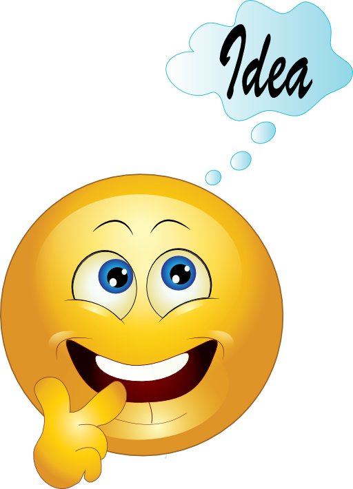 Thinking - Thinking Smiley (512x710)