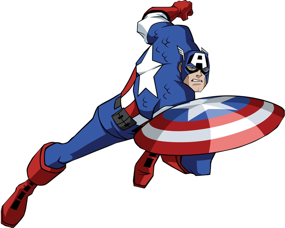 Comic Clipart Captin - Avengers: Earth's Mightiest Heroes, Vol. 3 [dvd] (1000x799)
