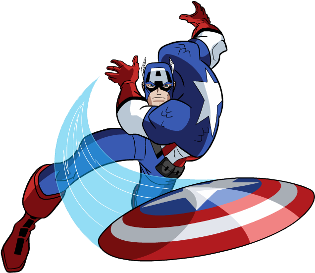 Captain America Clip Art - Avengers Earth's Mightiest Heroes (656x561)
