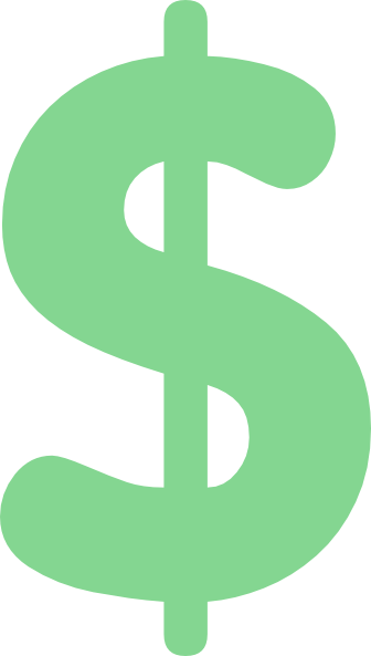 Money Signs Clip Art - Money Sign Clip Art (336x593)