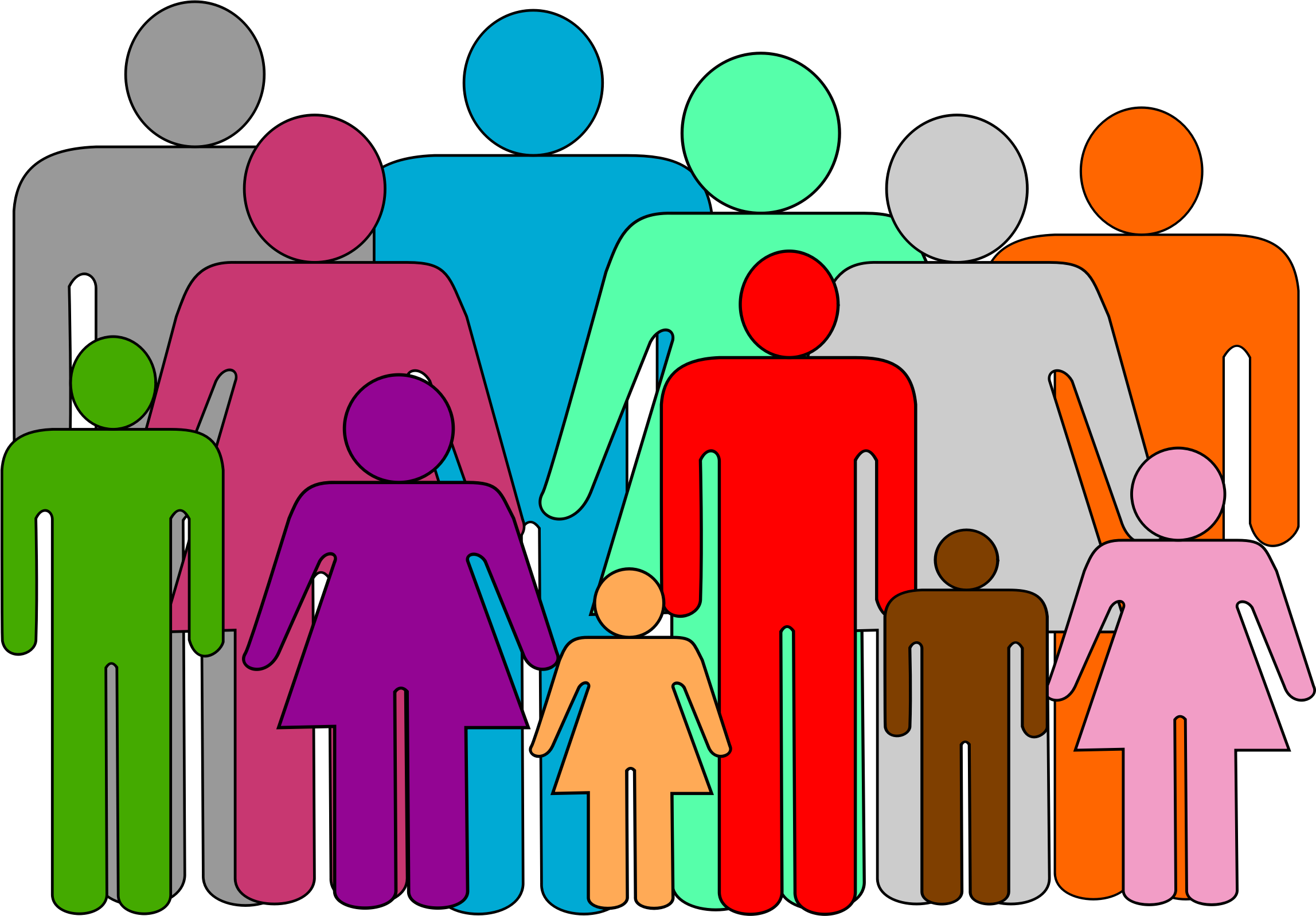 How To Organize A Family Reunion In 5 Easy Steps » - Family Clipart (2295x1597)