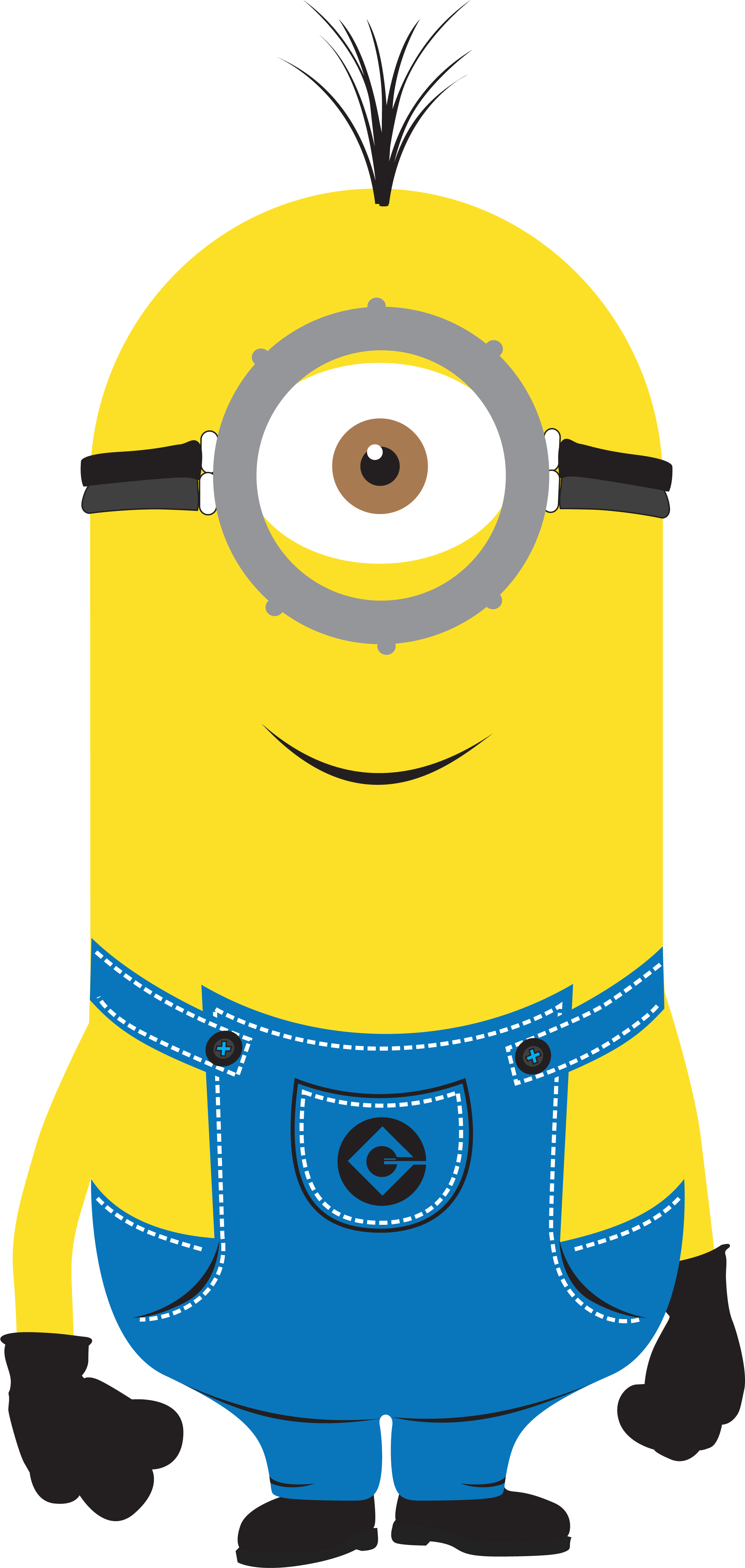 Minion Despicable Me Clipart Stuart Pencil And Inlor - Imagenes De Los Minions (3000x5000)