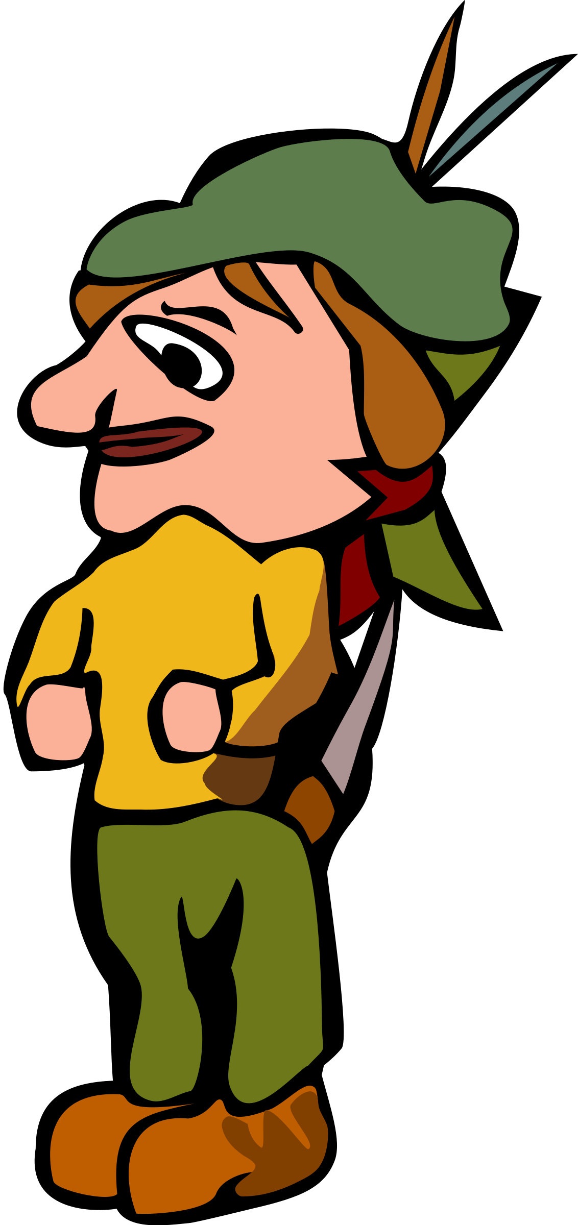 Scout - Clip Art (1132x2400)