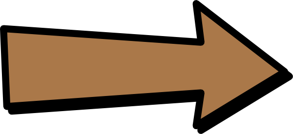Large Arrow Clipart Collection Indian Clip Art Free - Brown Arrow Png (600x275)