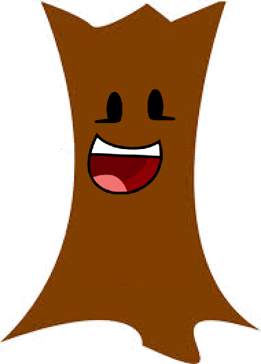 The Giving Tree - Tree Trunkcartoon (380x530)
