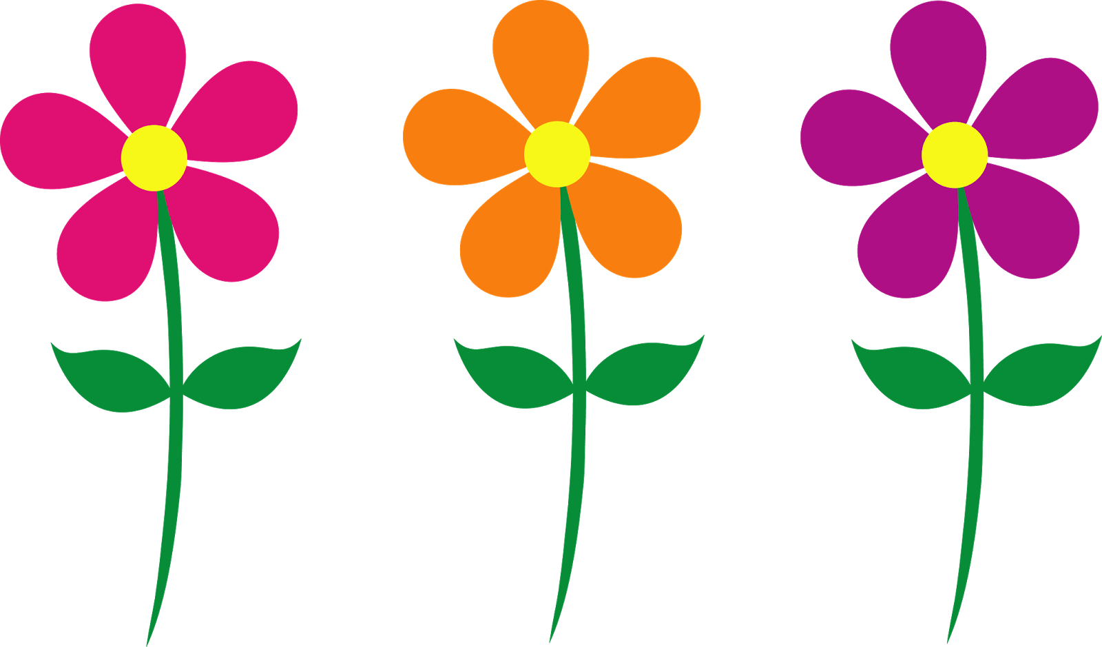 Spring Flowers Clip Art (1600x939)
