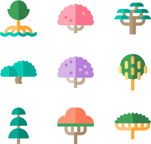 Types Of Trees - Tree (600x564)