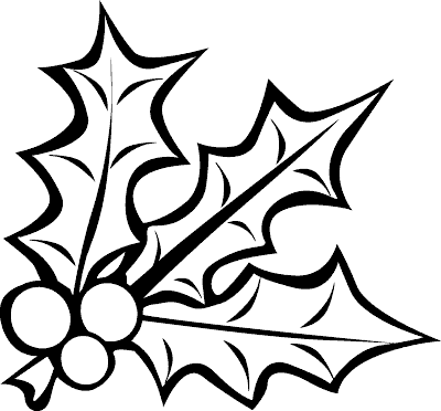 How - Mistletoe Coloring Pages (400x372)