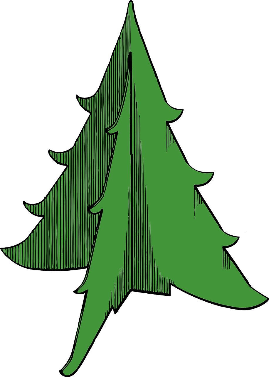 Christmas Tree - Clip Art (1720x2400)