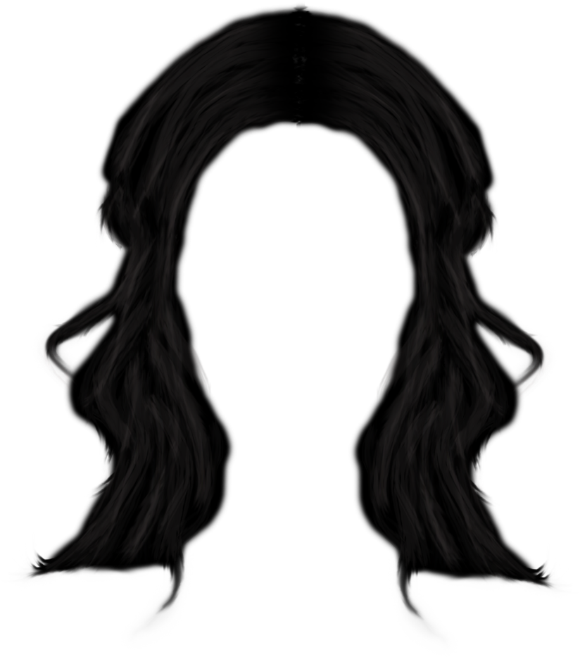 Brown Hair Clipart Transparent Background Pencil And - Women Hair Png (823x971)
