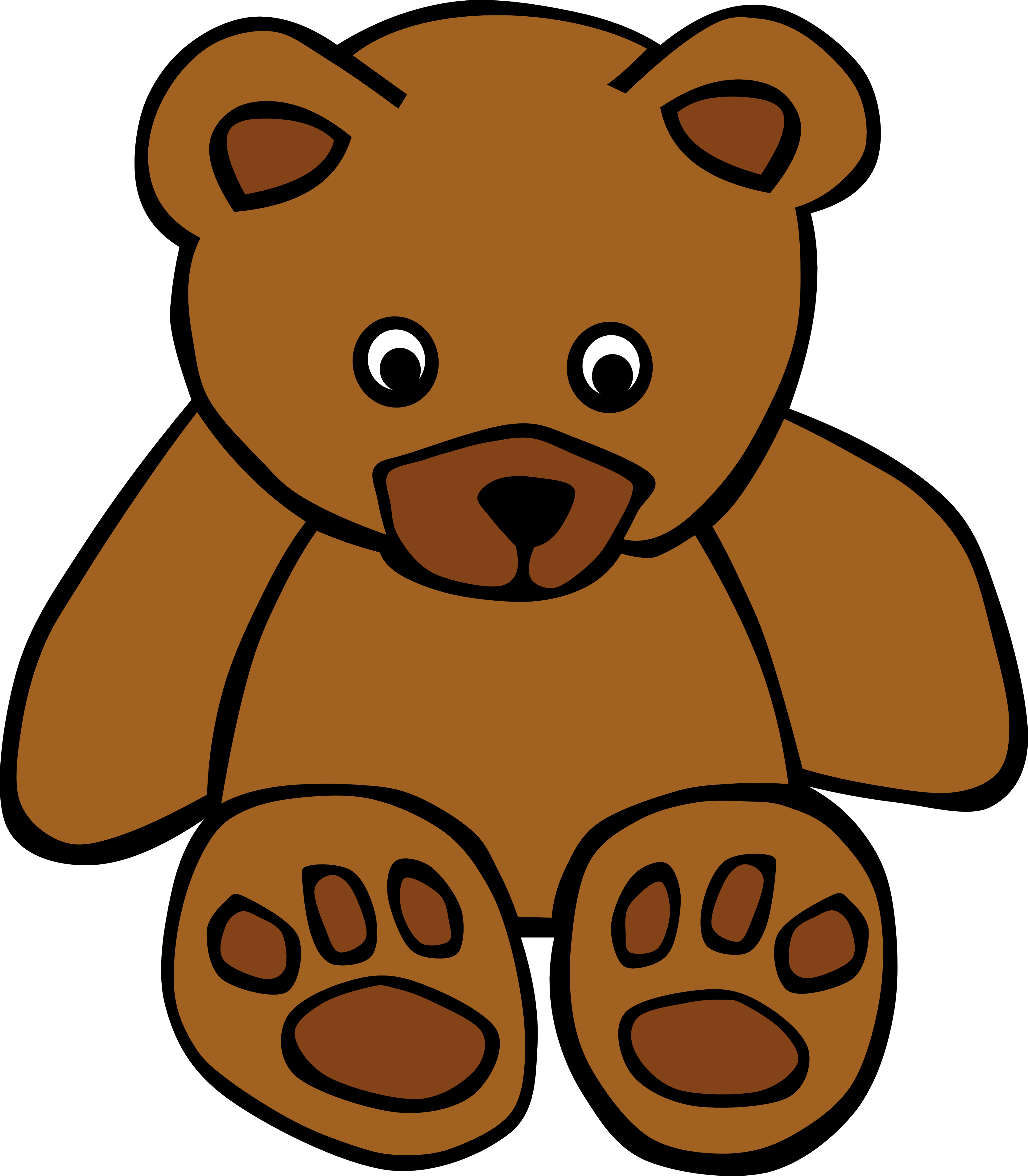 Free Images Of Cartoon Cars, Download Free Clip Art, - Bear Clipart (3333x3812)