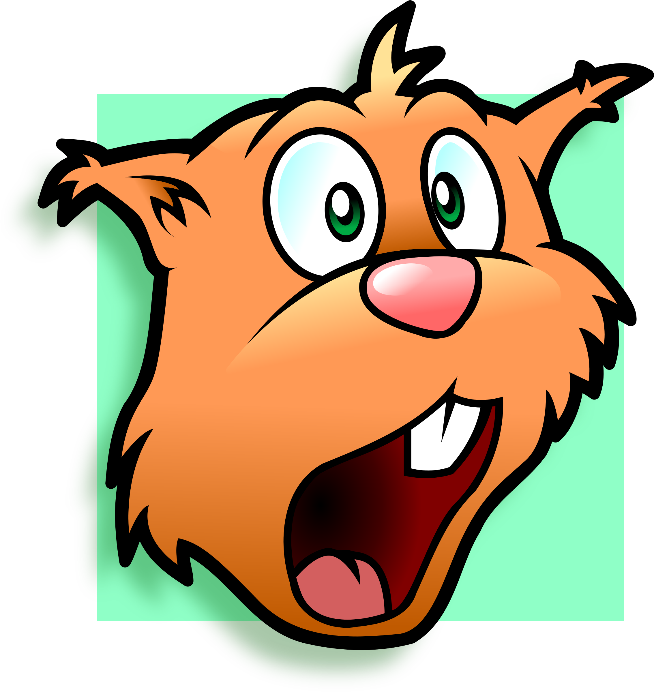 Big Image - Amazed Clipart (2281x2400)