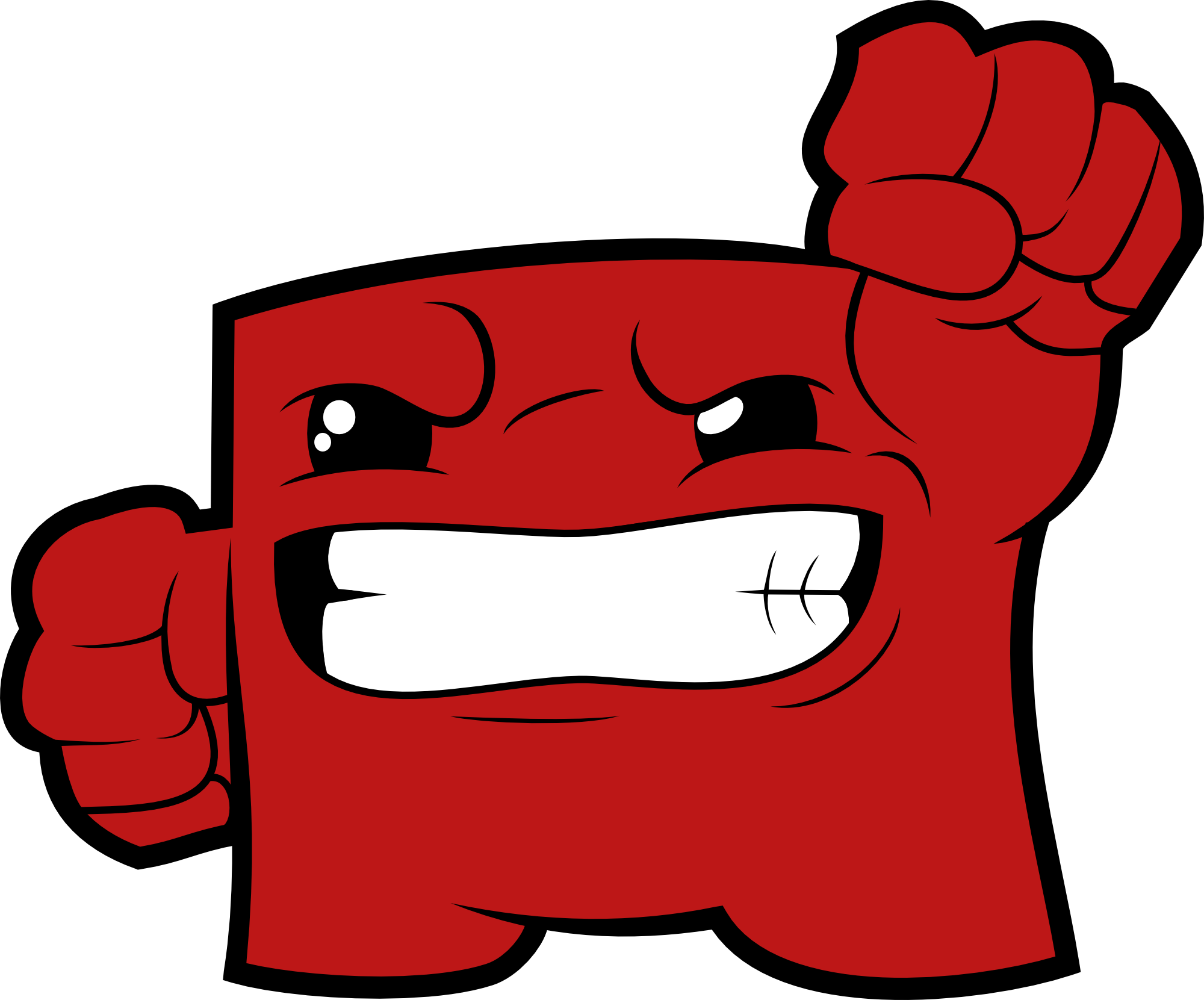 Player-avatar Relationships, Explained - Super Meat Boy Avatar (2000x1661)