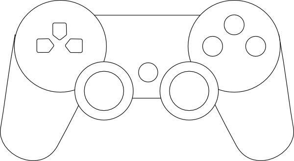 Ps3 Cliparts - White Controller Clip Art (600x330)