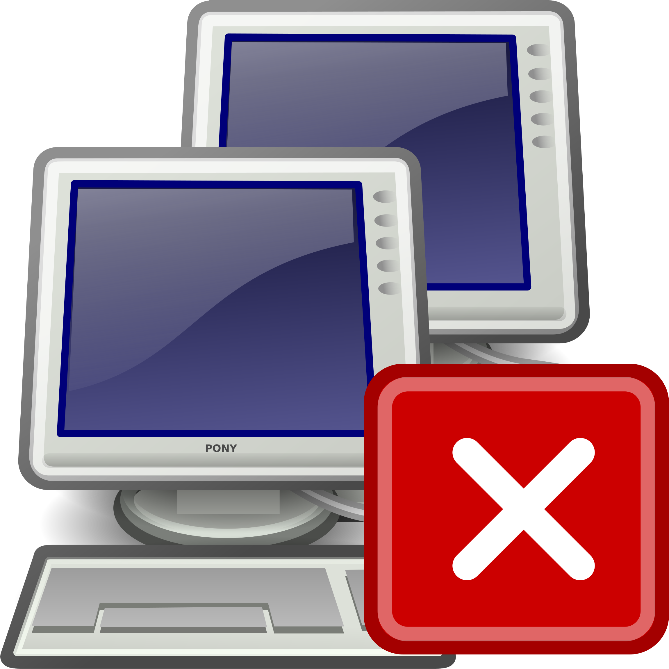 Clipart - Network Offline (2400x2400)