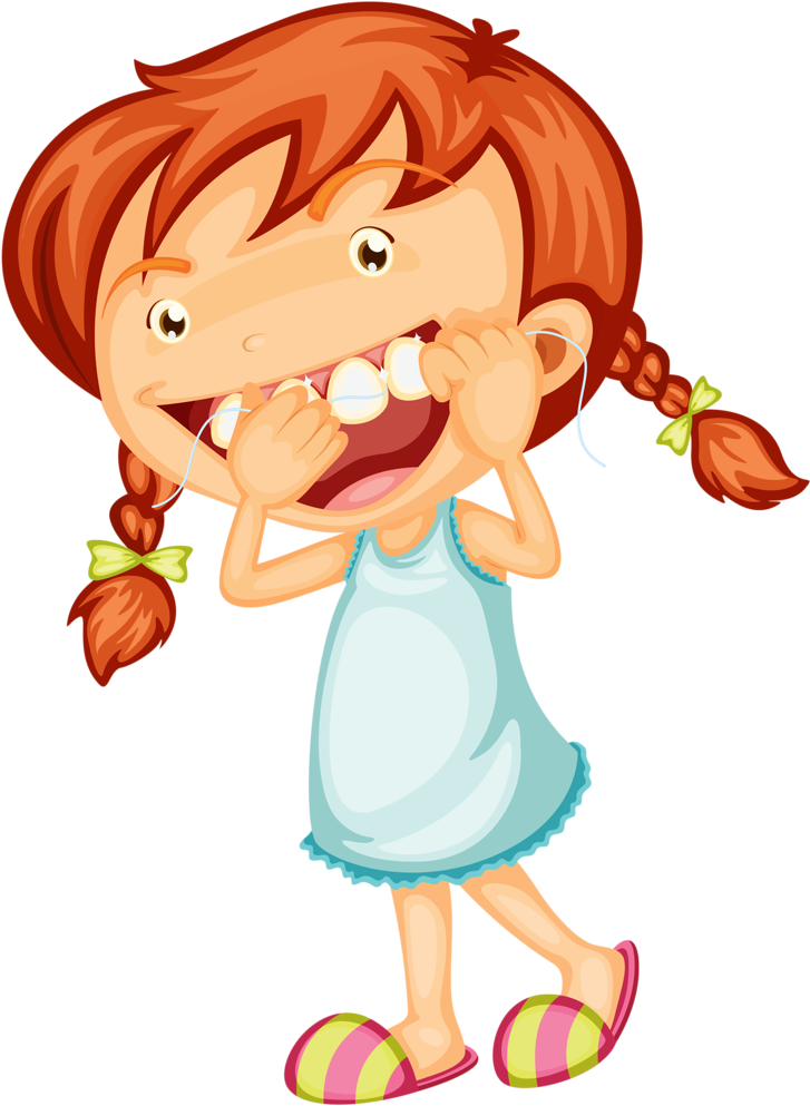 Banheiro & Banho E - Teeth Child Vector (753x1024)
