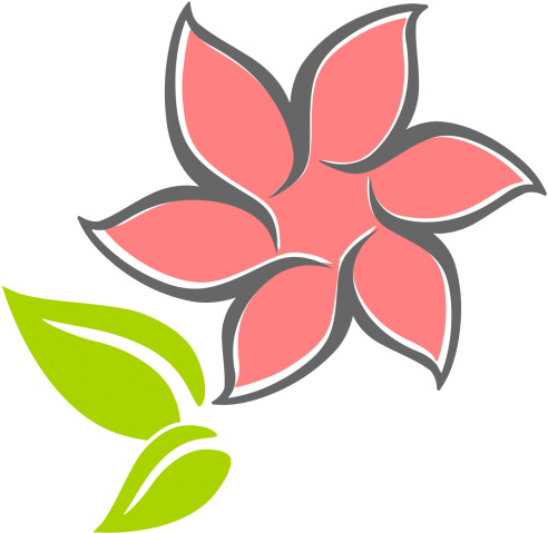 Flower Nature Logo - Drawing (820x820)