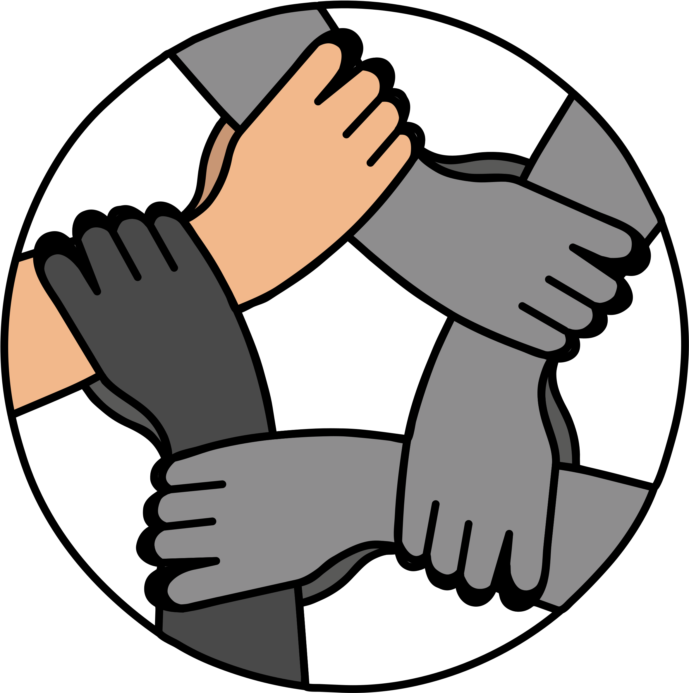 Big Image - Hands United (2388x2400)